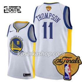 Dres Golden State Warriors Klay Thompson 11 2018 NBA Finals Patch Nike Bijela Swingman - Dječji